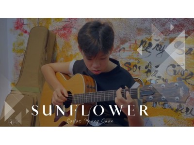 Sunflower guitar cover | Hoàng Quân | Lớp nhạc Giáng Sol Quận 12